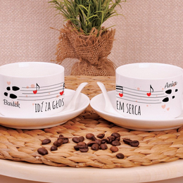 Filiżanka z nadrukiem- Idź za głosem serca