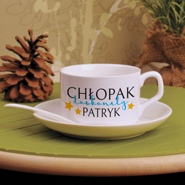 Filiżanka z nadrukiem - doskonały chłopak