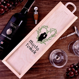 Pudełko na wino - prezent dla pary