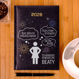 Kalendarz z nadrukiem- postanowienia noworoczne