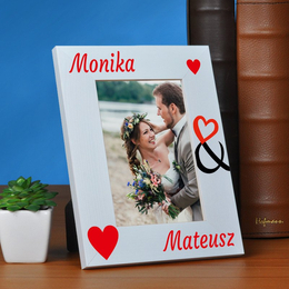 Ramka na zdjęcia dla zakochanych