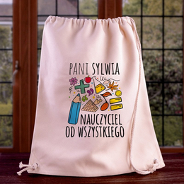 Worek na plecy dla nauczyciela od wszystkiego
