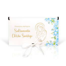 Pudełko drewniane na banknoty z okazji Sakramentu Chrztu Świętego