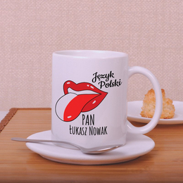 Kubek dla nauczyciela języka polskiego