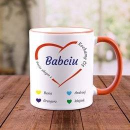 Kubek- serce dla Babci