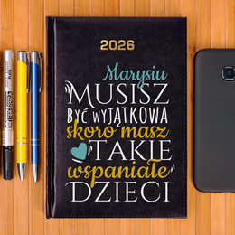 Kalendarz z nadrukiem - Wyjątkowa mama