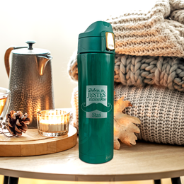 Kubek termiczny 420ml zielony dla Dziadka z imieniem