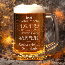 Kufel "Dobra robota Tato..."