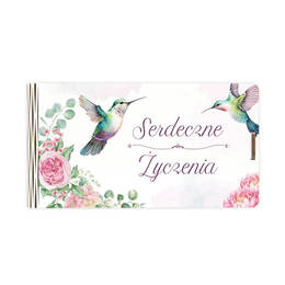 Pudełko drewniane na banknoty /vouchery z okazji urodzin/imienin