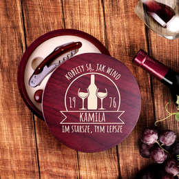 Duże Akcesoria do wina z okazji urodzin - kobiety są ja wino...