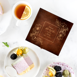 Pudełko z herbatą Lipton z okazji urodzin lub imienin