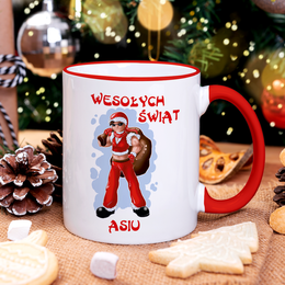 Kubek Świąteczny- Śnieżynek, BOŻE NARODZENIE