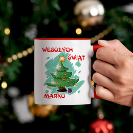 Kubek Świąteczny z choinką