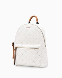 Plecak / Torebka damska Puccini Monogram BLXP047P-0 biały