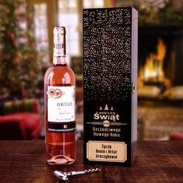 Pudełko na wino - Wesołych Świąt
