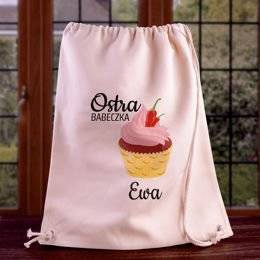 Worek na plecy - ostra babeczka