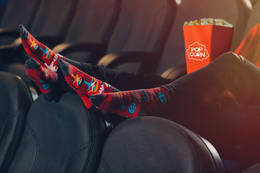 Kolorowe Skarpetki unisex - Dla Kinomaniaka