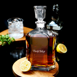 Karafka do whisky z garwerem - Twój Tekst