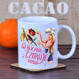 Kubek dla kucharki- W kuchni czaruje...