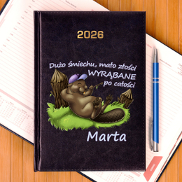 Kalendarz z nadrukiem - Wyrąbane po całości...
