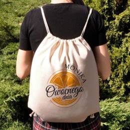 Worek na plecy - owocnego dnia