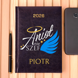 Kalendarz z nadrukiem- Anioł nie szef