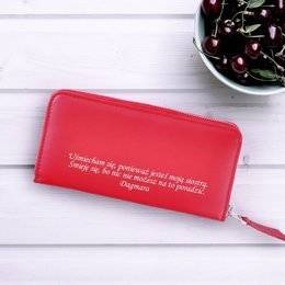 Duży portfel damski LOL czerwony dla siostry