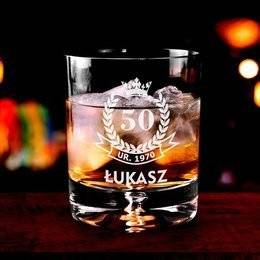 Szklanka do whisky - urodzinowa 250ml